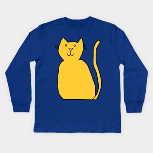 Cute Cat Doodle for Kids Kids Long Sleeve T-Shirt